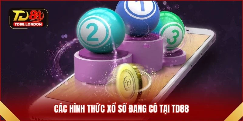 Các hình thức xổ số đang có tại TD88