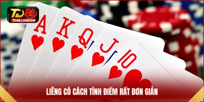 Liêng có cách tính điểm rất đơn giản