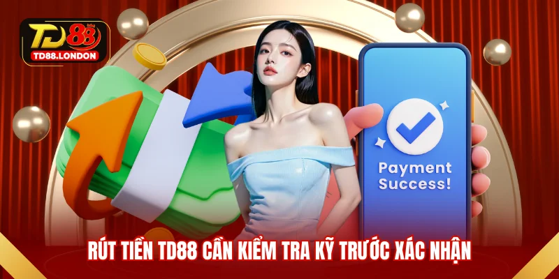 Rút tiền TD88 cần kiểm tra kỹ trước xác nhận