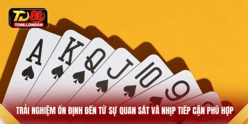 Trải nghiệm ổn định đến từ sự quan sát và nhịp tiếp cận phù hợp